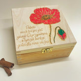 Herbaciarka - drewniane pudełko na herbatę dla Babci i Dziadka
