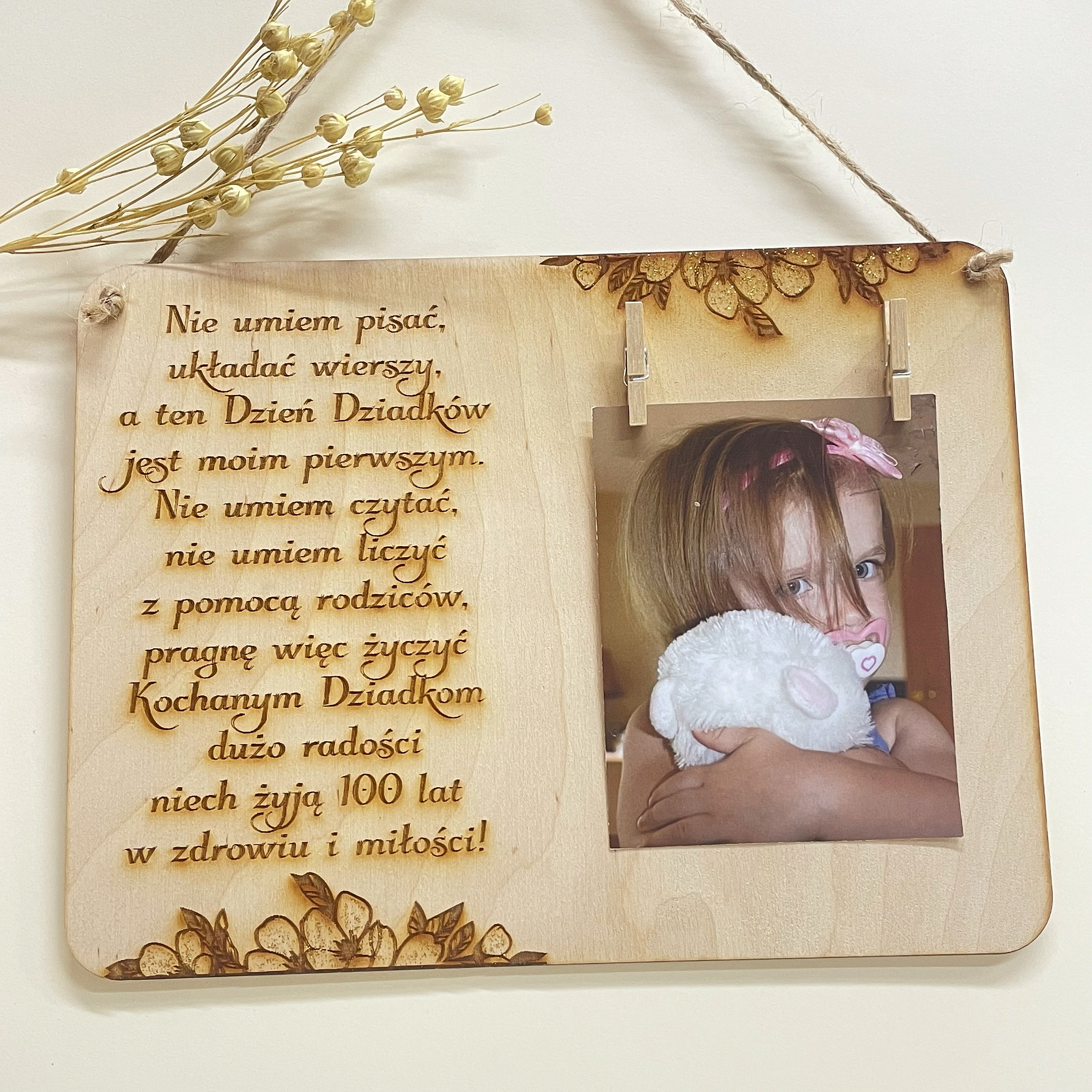 Ramka zdjęcie 10x15 dzień Babci i Dziadka