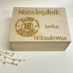 Szkatułka Niezbędnik Pudełko z dedykacją