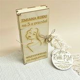 Pudełko na pieniądze z życzeniami 30 URODZINY dla KOBIETY