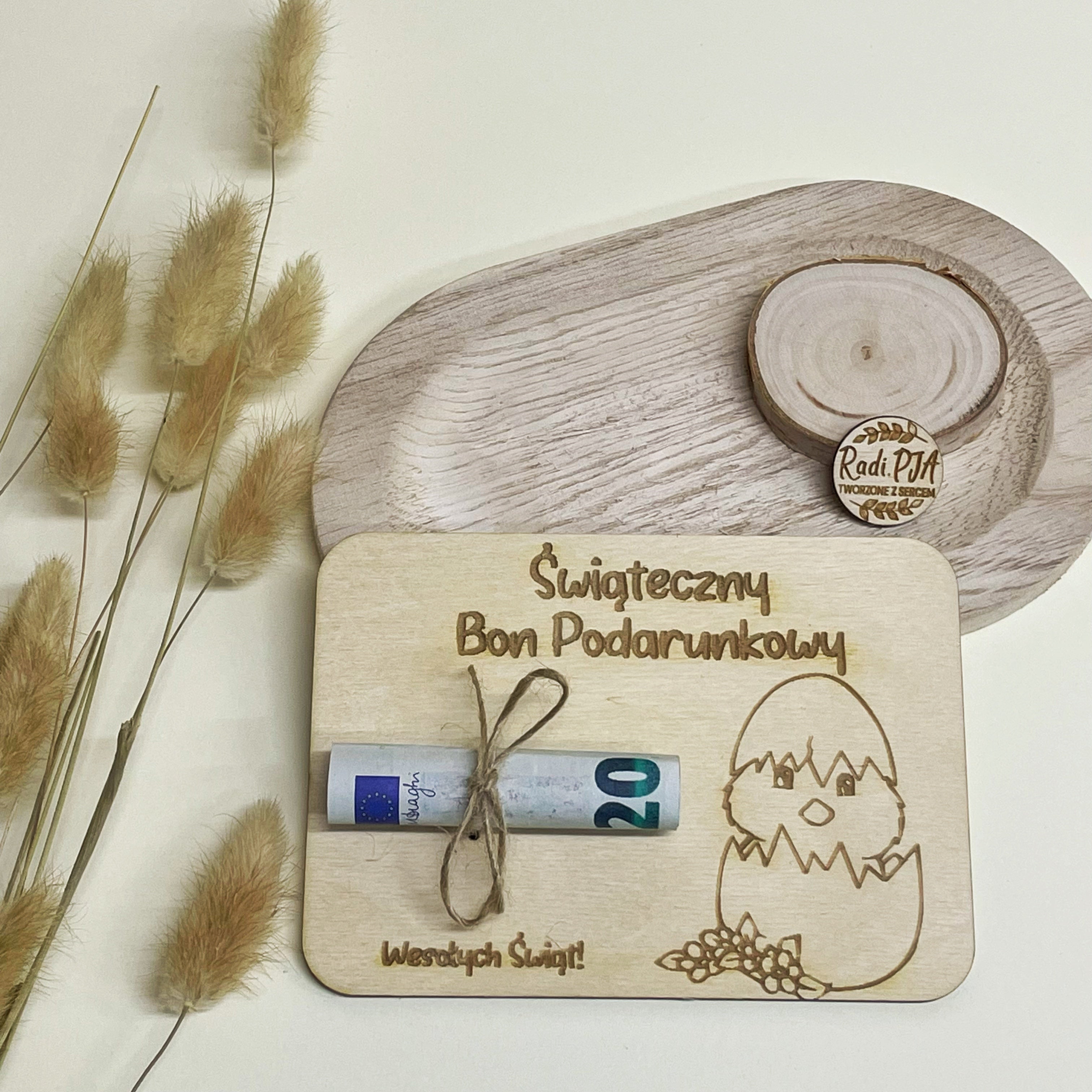 Bon podarunkowy na pieniądze Święta Wielkanoc II