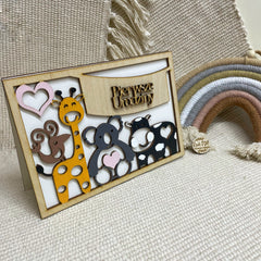 Urodziny / Roczek Kartka / Pamiątka z życzeniami i personalizacją II