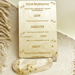 Słodki prezent - Dzień Chłopaka, Dzień Mężczyzn tabliczka na batony