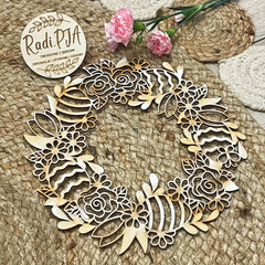 Wielkanoc ażurowy wianek