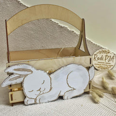 Koszyczek Wielkanocny większy - zajączek