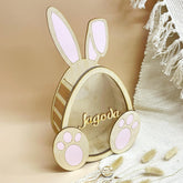 XL Zajączek z imieniem na słodycze cukierki