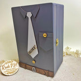 Szkatułka kuferek dla mężczyzny koszula 30x20cm