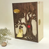 Szkatułka / Kuferek drewniany Ślub / Rocznica Ślubu drzewo