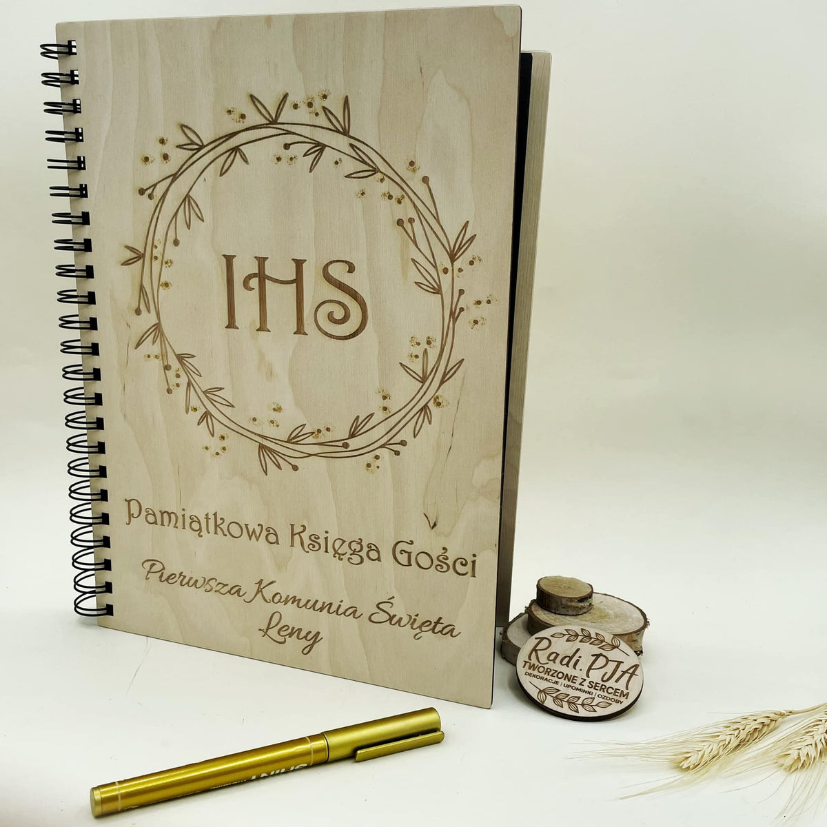 Księga Gości / Album na zdjęcia 2w1 I Komunia Święta z personalizacją