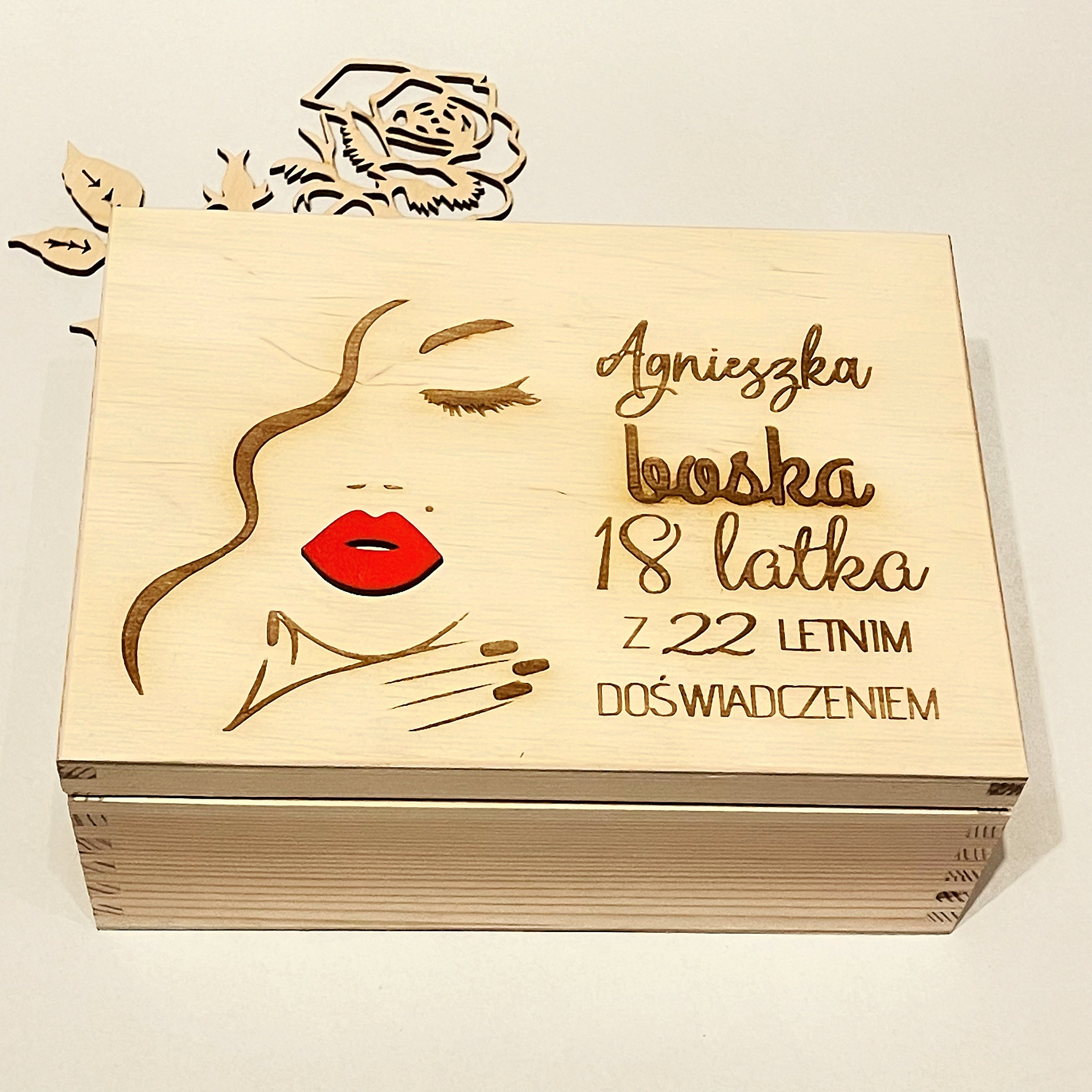 Szkatułka Kuferek dla Kobiety Urodziny